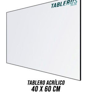 Tablero Acrílico 40 x 60 cm: Ideal para Espacios Educativos y Profesionales